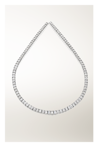 Emerald Cut Riviére Necklace
