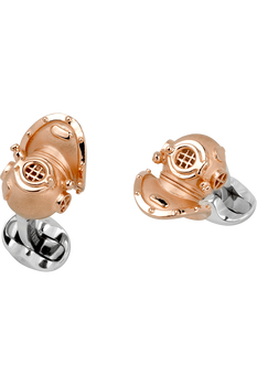 Diving Helmet Cufflinks