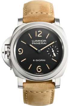 Luminor Destro Otto Giorni Stainless Steel Manual