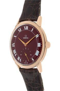 Round Circa 1940s Rose Gold Manual