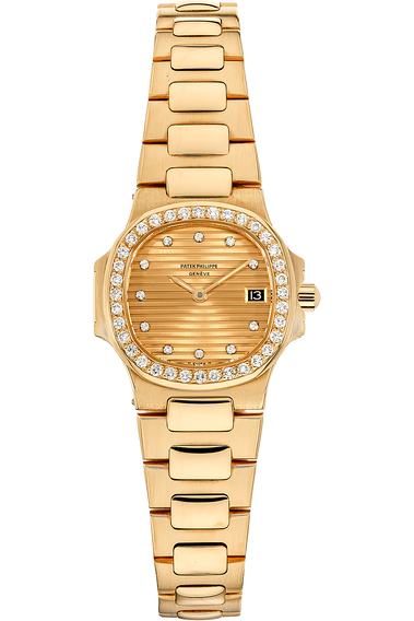 Pre Owned Patek Philippe Nautilus Reference 4700 Yellow Gold Quartz