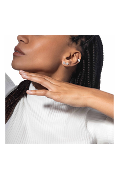 My Twin 1+2 Earrings in White Gold
