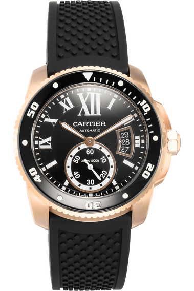 Calibre de Cartier Diver Rose Gold Automatic