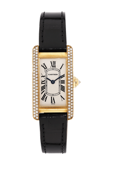 Tank Americaine Yellow Gold Quartz