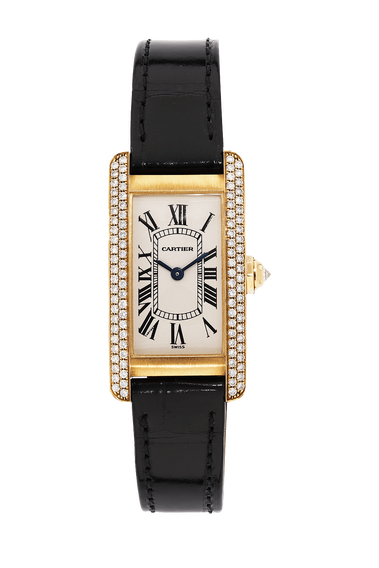 Tank Americaine Yellow Gold Quartz