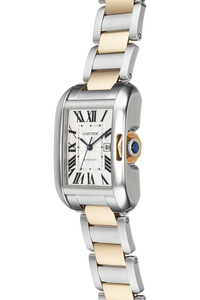 Tank Anglaise Yellow Gold and Stainless Steel Automatic