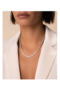 Classic Diamond Mini Tennis Necklace