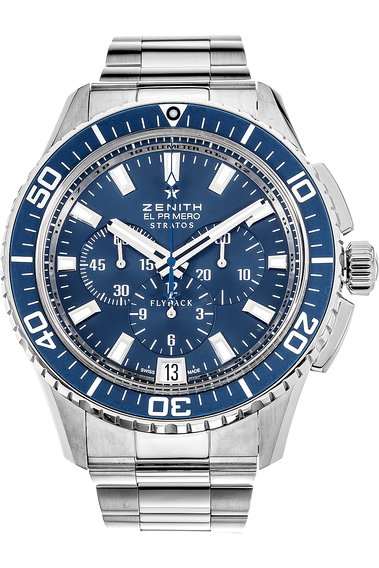 El Primero Stratos Flyback Stainless Steel Automatic