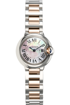 Ballon Bleu Rose Gold and Stainless Steel Quartz