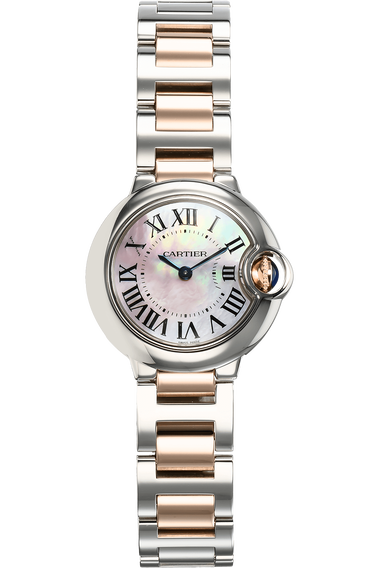 Ballon Bleu Rose Gold and Stainless Steel Quartz