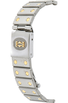 Santos Yellow Gold and Stainless Steel Quartz