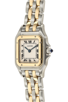 Panthere Yellow Gold and Stainless Steel Quartz
