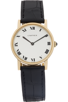 Round Circa 1980s Yellow Gold Manual
