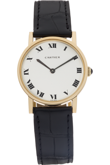 Round Circa 1980s Yellow Gold Manual