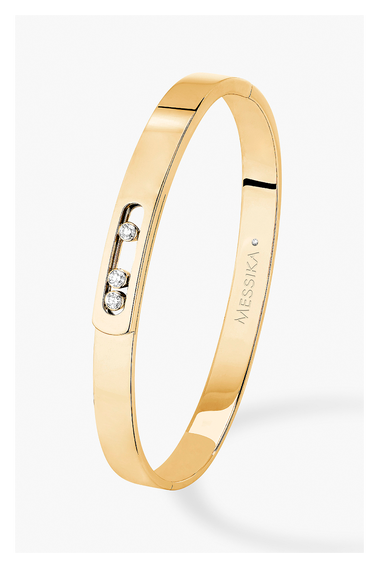 Move Noa Bangle in Yellow Gold Size L