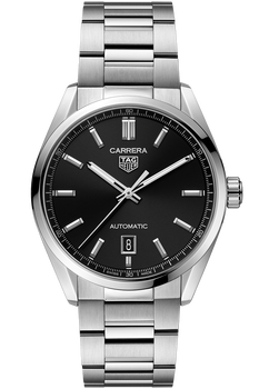 Carrera Calibre 5 Automatic Black Steel Watch