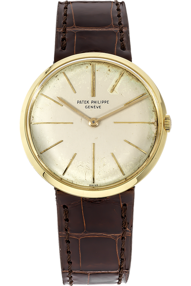 Pre Owned Patek Philippe Calatrava Reference 2590 Circa 1950s Yellow Gold Manual