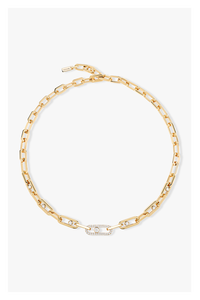 Move Link Chain Necklace in Yellow Gold