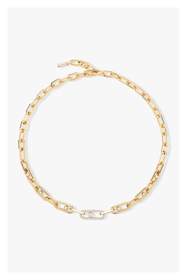 Move Link Chain Necklace in Yellow Gold