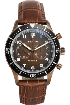El Primero Pilot Flyback Chronograph Bronze Automatic