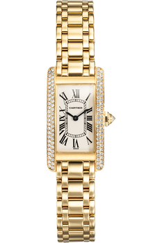 Tank Americaine Yellow Gold Quartz