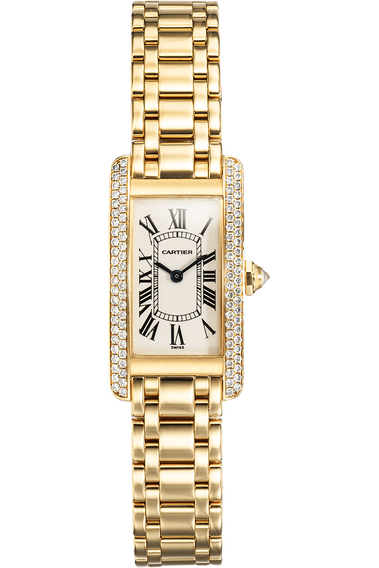 Tank Americaine Yellow Gold Quartz