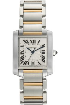 Tank Francaise Yellow Gold and Stainless Steel Automatic