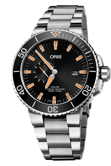 Oris Aquis Small Second, Date