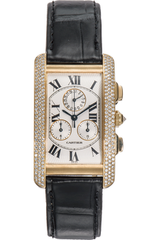Tank Americane Chronograph Yellow Gold Quartz