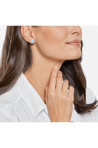 Peekaboo Aquamarine Ear Studs