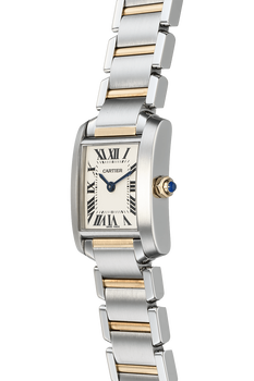 Tank Francaise Yellow Gold and Stainless Steel Quartz