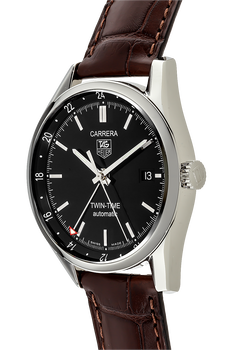 Carrera Twin-Time Stainless Steel Automatic