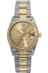 Date Yellow Gold and Stainless Steel Automatic