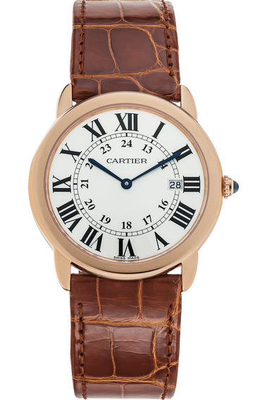 Cartier ronde solo pre owned best sale