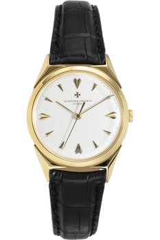 Round Circa 1950&#39;s Yellow Gold Manual