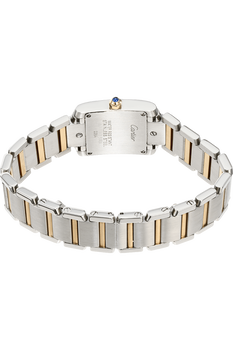 Tank Francaise Yellow Gold and Stainless Steel Quartz