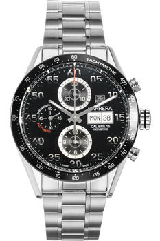 Carrera Calibre 16 Day-Date Chronograph Stainless Steel Automatic