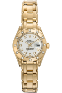 Datejust Pearlmaster Yellow Gold Automatic
