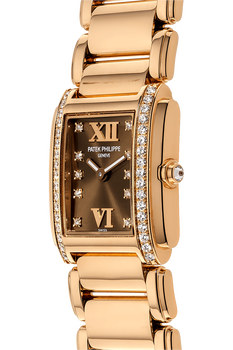 Twenty-4 Reference 4908 Rose Gold Quartz