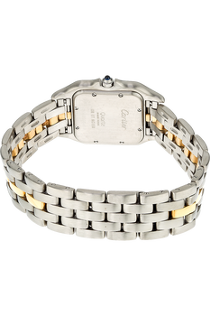 Panth&egrave;re Yellow Gold and Stainless Steel Quartz
