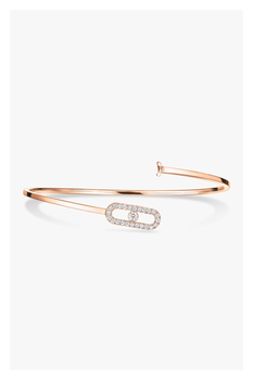 Move Uno Flex Bangle in Pink Gold