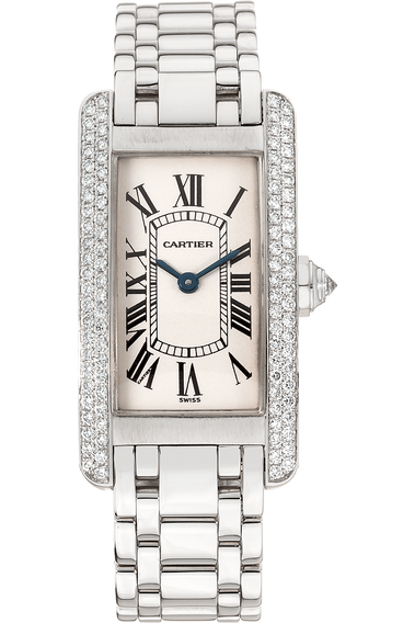 Tank Americaine White Gold Quartz