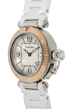 Pasha Seatimer Rose Gold and Stainless Steel Quartz