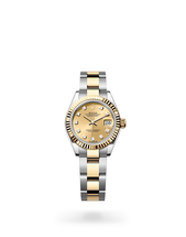 Rolex Datejust in Yellow Rolesor - combination of Oystersteel and 