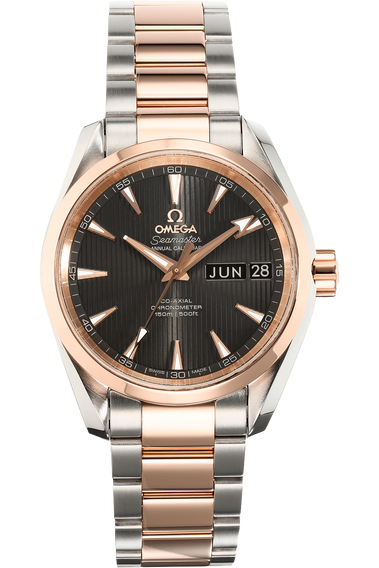 Seamaster Aqua Terra Co-Axial Annual Calendar Rose Gold and Stainless Steel Automatic