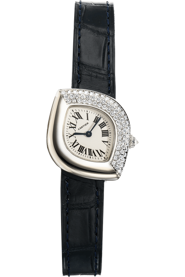 Navette White Gold Quartz