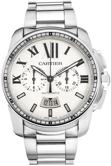 Calibre de Cartier Chronograph Stainless Steel Automatic