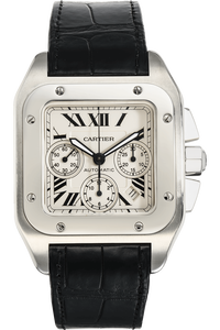 Santos 100 Chronograph Stainless Steel Automatic