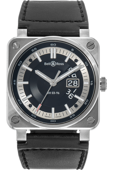 BR 03-96 Grande Date Stainless Steel Automatic