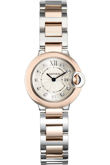 Ballon Bleu Rose Gold and Stainless Steel Quartz